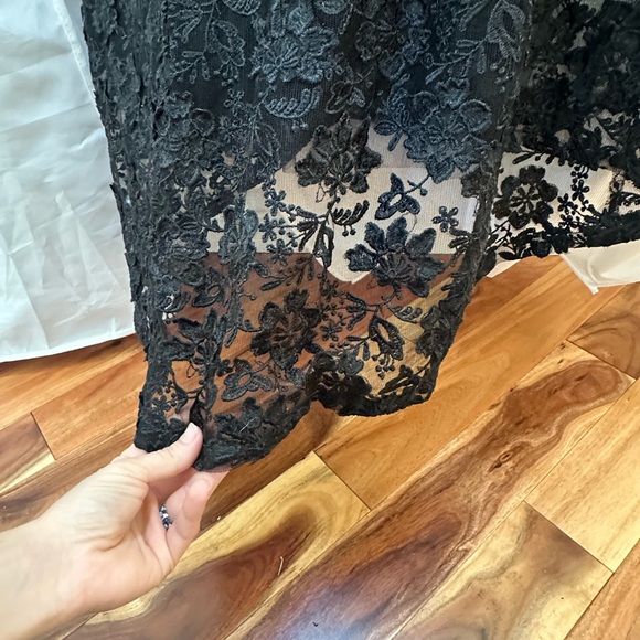 New Designer Black Dress. Montage by Mon Cheri - Picture 10 of 14